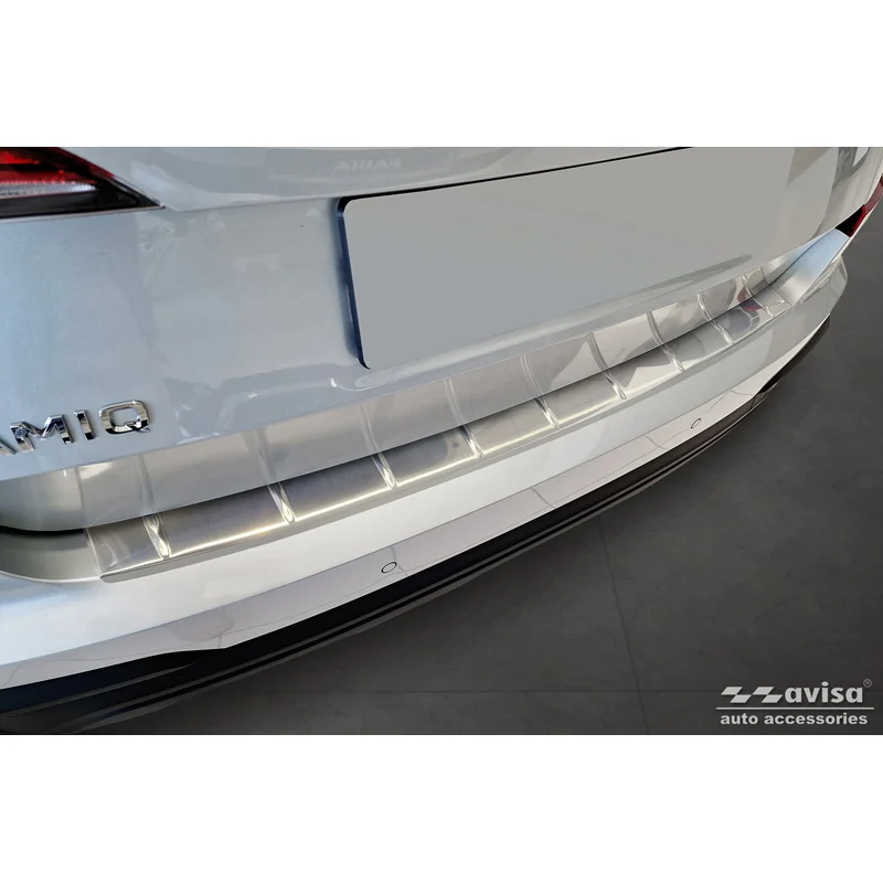 Avisa RVS Achterbumperprotector passend voor Skoda Kamiq Facelift 2024- - Zilver