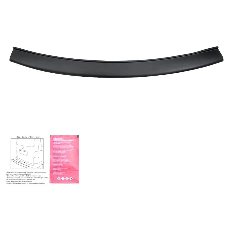 Oneway Achterbumper beschermlijst passend voor Volkswagen Caddy MK3 Facelift 2010-2015 – Matzwart