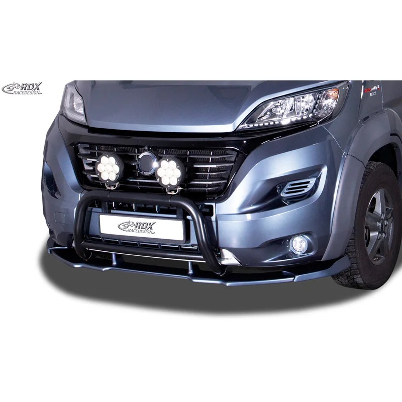 RDX Voorspoiler Vario-X passend voor Citroen Jumper & Fiat Ducato & Peugeot Boxer 2014- (PU) (Af-fabriek wielkastverbreding)