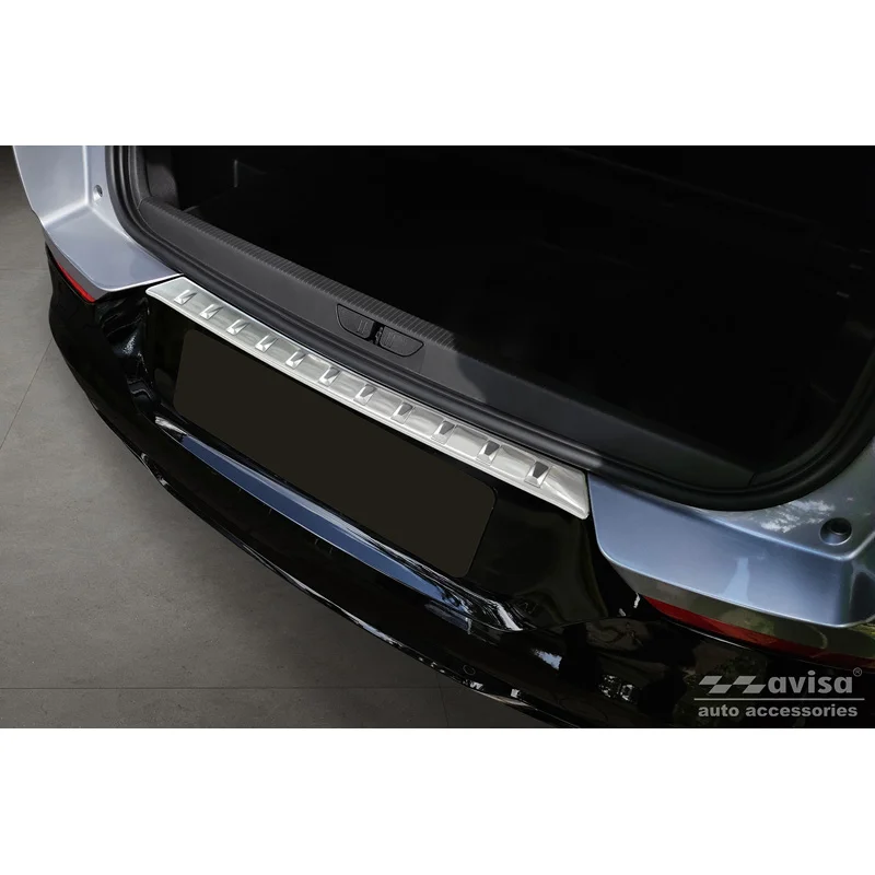 Avisa RVS Achterbumperprotector passend voor Opel Grandland X Facelift 2021- - Zilver
