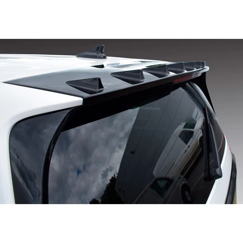 RGM Dakspoiler passend voor Volkswagen ID.Buzz 2022- (Bus/Cargo) (modellen met achterklep) – Glanzend Zwart (ABS)