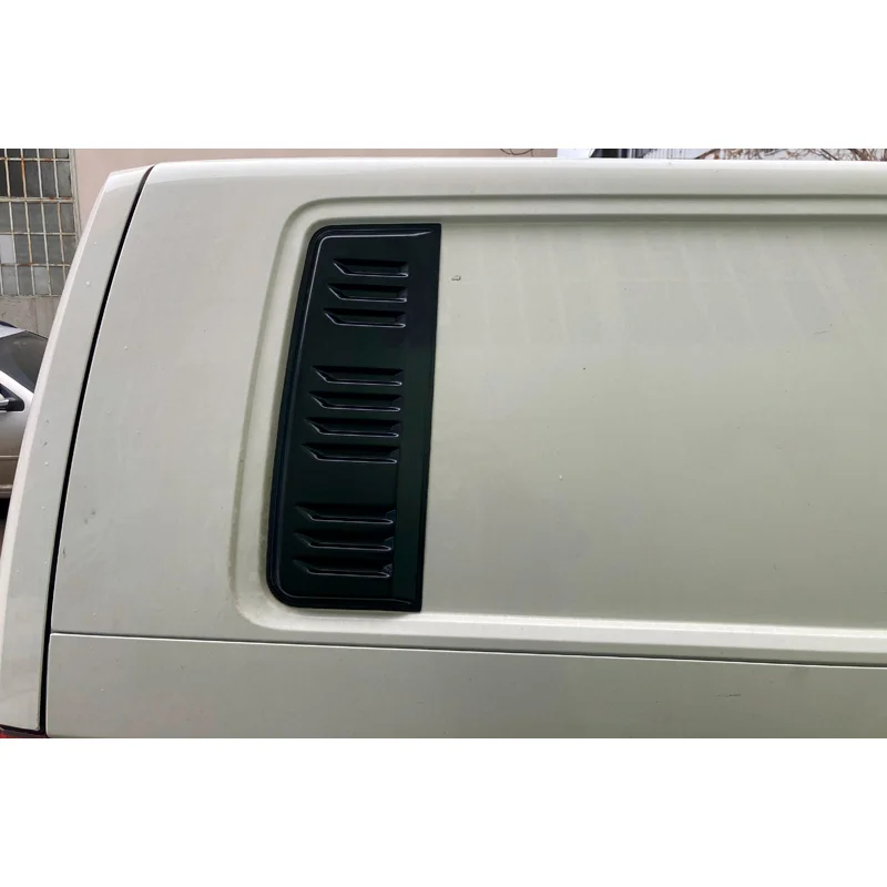 Oneway Set luchtinlaten (zijkant) passend voor Volkswagen Transporter T5.1/T6/T6.1 2010-2022 (Lange wielbasis) - Matzwart