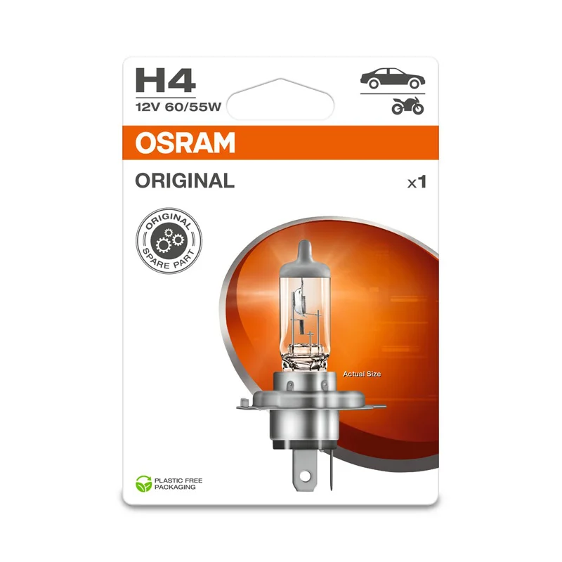 Osram Original Halogeen lamp – H4 – 12V/60-55W – per stuk