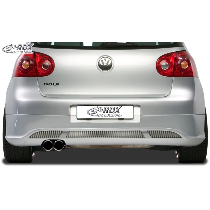 RDX Achterskirt passend voor Volkswagen Golf V Hatchback 3/5-deurs 2003-2008 'V2' (uitlaat links) excl. Variant/Plus (ABS)
