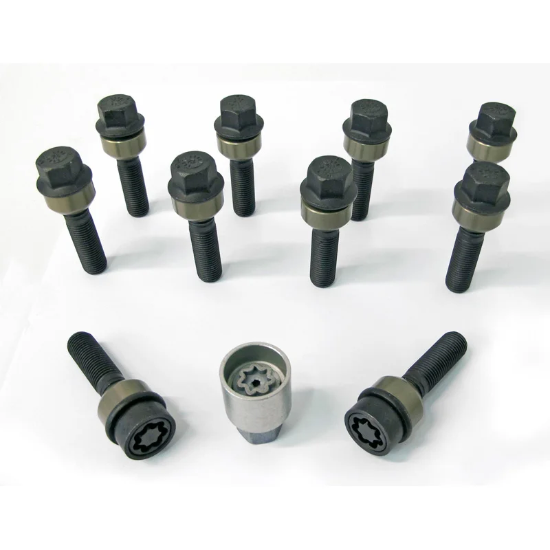H&R Wielboutenset bolkonisch met beweegbare ring R14 M14x1.50 - Lengte 44mm - 10 stuks (Bv. passend voor Porsche) - incl. wielsloten