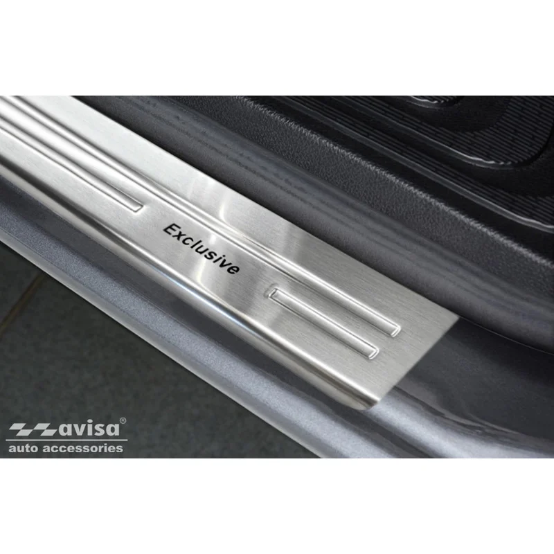 Avisa RVS Instaplijsten passend voor Mercedes Vito & V-Klasse W447 2014- - 'Exclusive' - 2-delig - Version 2.0