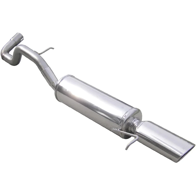 InoXcar 100% RVS Sportuitlaat passend voor Seat Leon 1M 1.9 TDi (150pk) 2003- 120x80mm