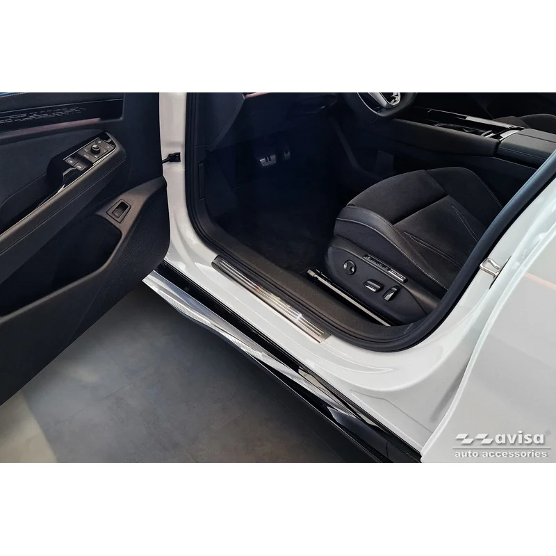 Avisa RVS Instaplijsten passend voor Volkswagen ID.7 2023- & ID.7 Tourer 2024- 'Lines' - 4-delig