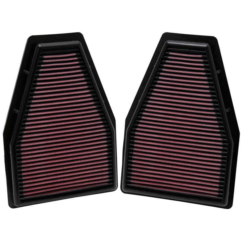 K&N vervangingsfilter passend voor Porsche 911 3.4, 3.6, 3.8 excl GT2 RS 2012-2014 / 911 Carrera 3.8 2013-2014 (2 Per Box) (33-2484)