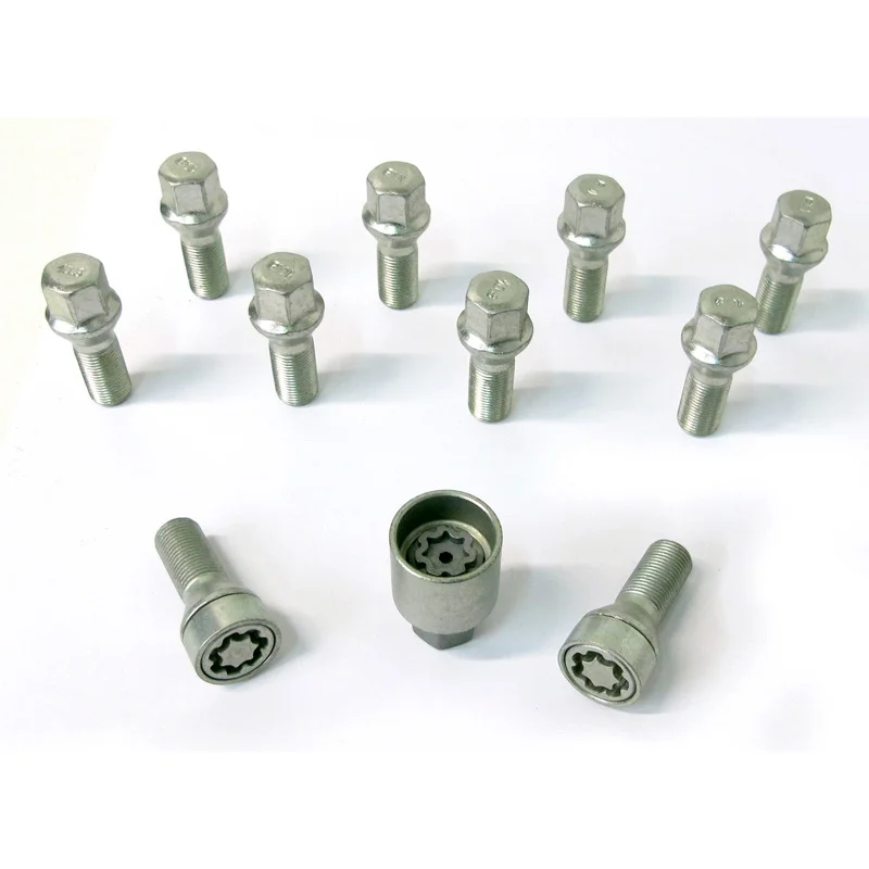 H&R Wielboutenset konisch M14x1.25 – Lengte 40mm – 10 stuks – incl. wielsloten