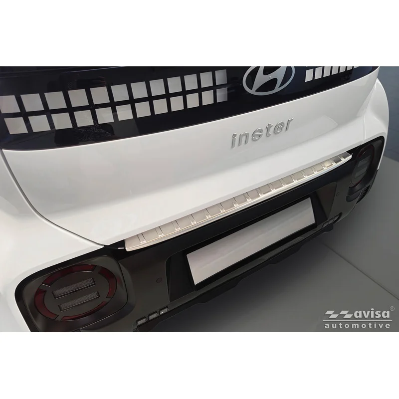Avisa RVS Achterbumperprotector passend voor Hyundai Inster 2024- - Zilver