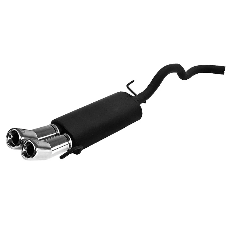 Ulter Sport Sportuitlaat passend voor Volkswagen Polo 6N HB 1.0i 33/37kW/1.3i 44kW/1.4i 40/44/55kW/1.6i 55kW/1.9D 47kW 1995-2001 2x 80mm