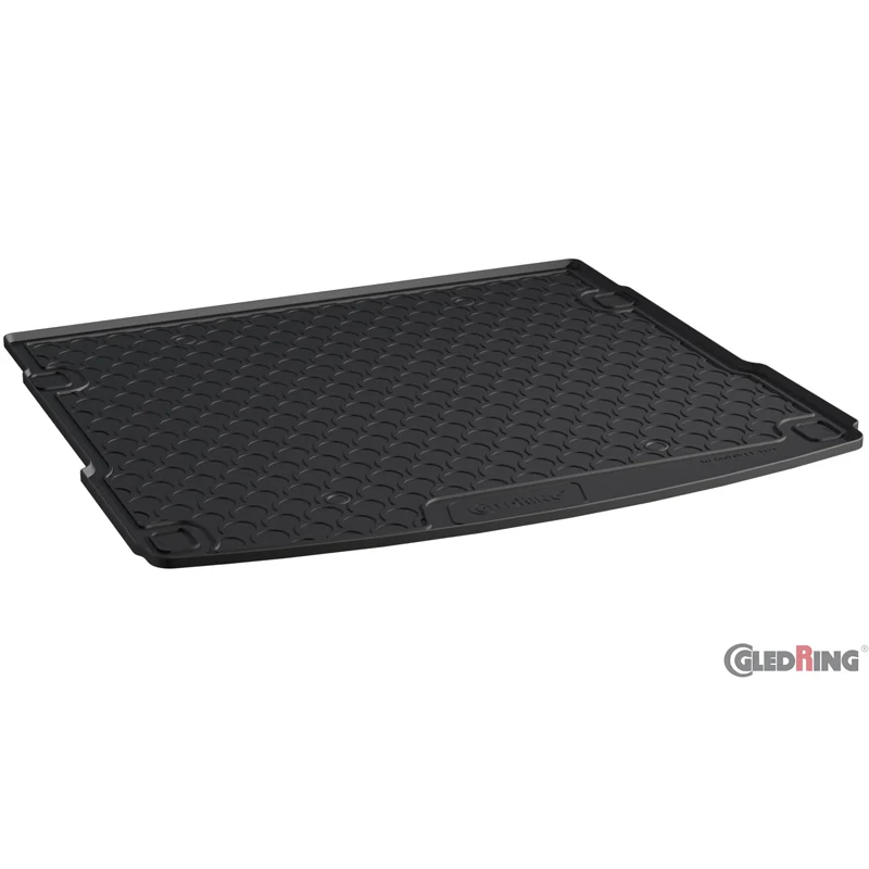 Gledring Rubbasol (Rubber) Kofferbakmat passend voor Audi Q5 2017-2025 excl. TFSi-e (Hoge laadvloer + Bagageruimtepakket incl. net + vaste achterbank)
