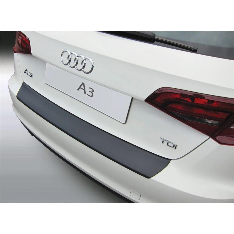 RGM ABS Achterbumper beschermlijst passend voor Audi A3 8V Sportback 6/2012-4/2016 Zwart