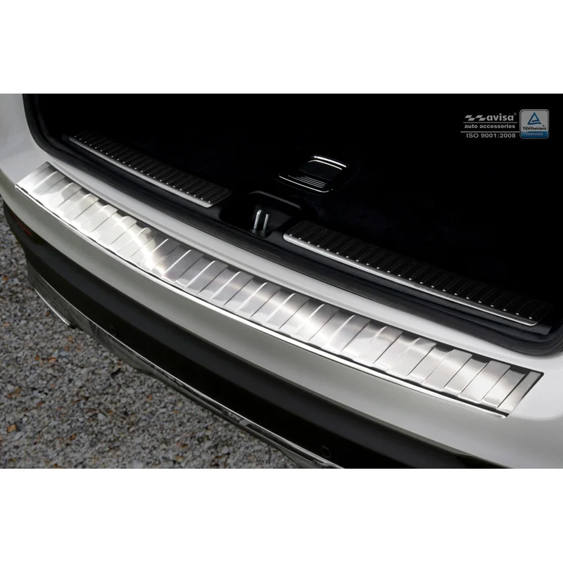 Avisa RVS Achterbumperprotector passend voor Mercedes GLC 2015-2019 & FL 2019- - Zilver