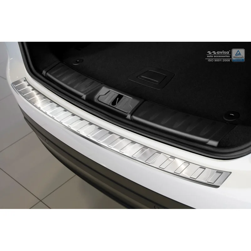 Avisa RVS Achterbumperprotector passend voor Jaguar F-Pace 2016-2020 & FL 2020- - Zilver