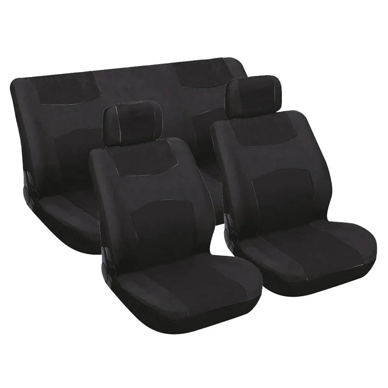 Carpoint Stoelhoesset Universeel 6-Delig - Zwart