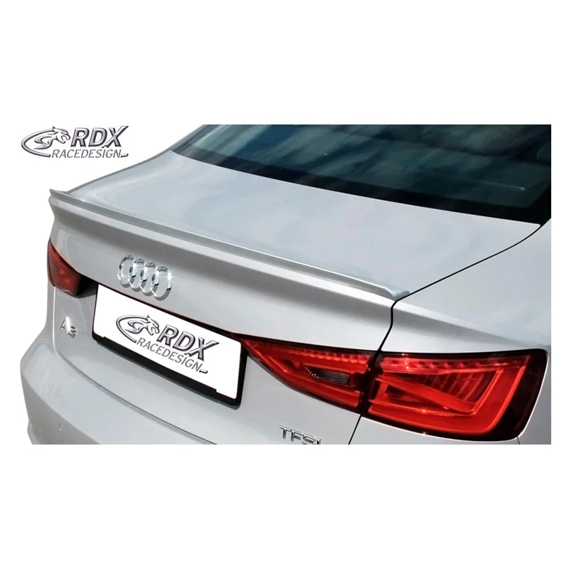 RDX Achterspoilerlip passend voor Audi A3 8V Sedan & Cabrio 2012- (ABS)