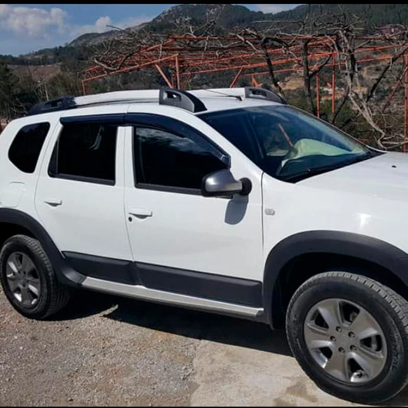 Oneway Set deurpanelen passend voor Dacia Duster I 2010-2017 - Matzwart