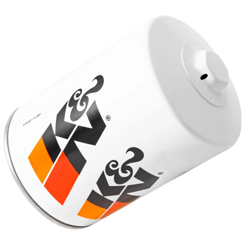 K&N Oliefilter - Opschroeffilter 95x146mm passend voor Nissan Titan XD & Blue Bird Vision & Freightliner MT35 (HP-3005)