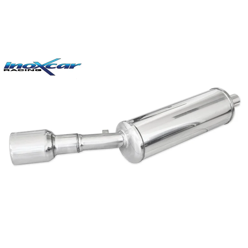 InoXcar 100% RVS Sportuitlaat passend voor Volkswagen Golf I Cabrio 90/98/112pk -1984 1x102mm