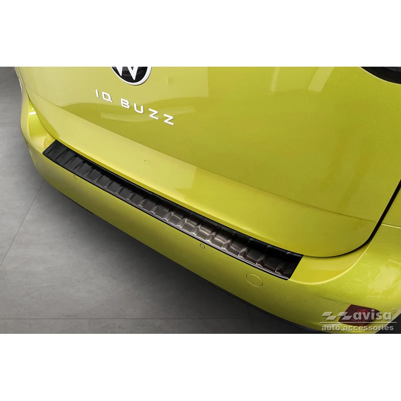 Avisa RVS Achterbumperprotector passend voor Volkswagen ID.Buzz + Cargo 2022- - Zwart