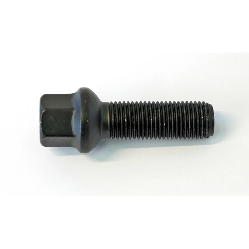 H&R Wielbout bolkonisch R14 M14x1.50 - Lengte 28mm - Zwart