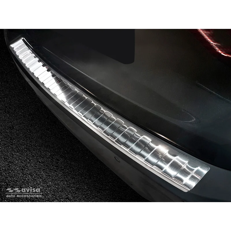 Avisa RVS Achterbumperprotector passend voor BMW 3-Serie G21 Touring M-Pakket 2018-2022 excl. Sportline - Zilver