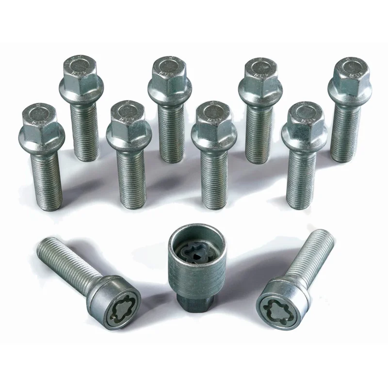 H&R Wielboutenset bolkonisch R13 M14x1.50 - Lengte 35mm - 10 stuks (bv. passend voor VAG) - incl. wielsloten