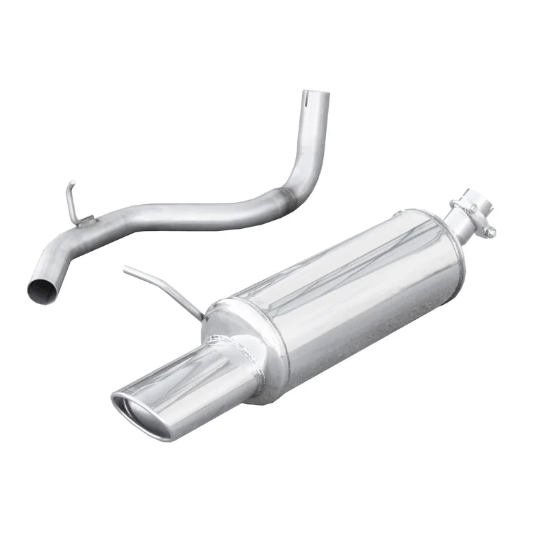 InoXcar 100% RVS Sportuitlaat passend voor Volkswagen Golf IV 1.8 20v (125pk) 1997- 120x80mm