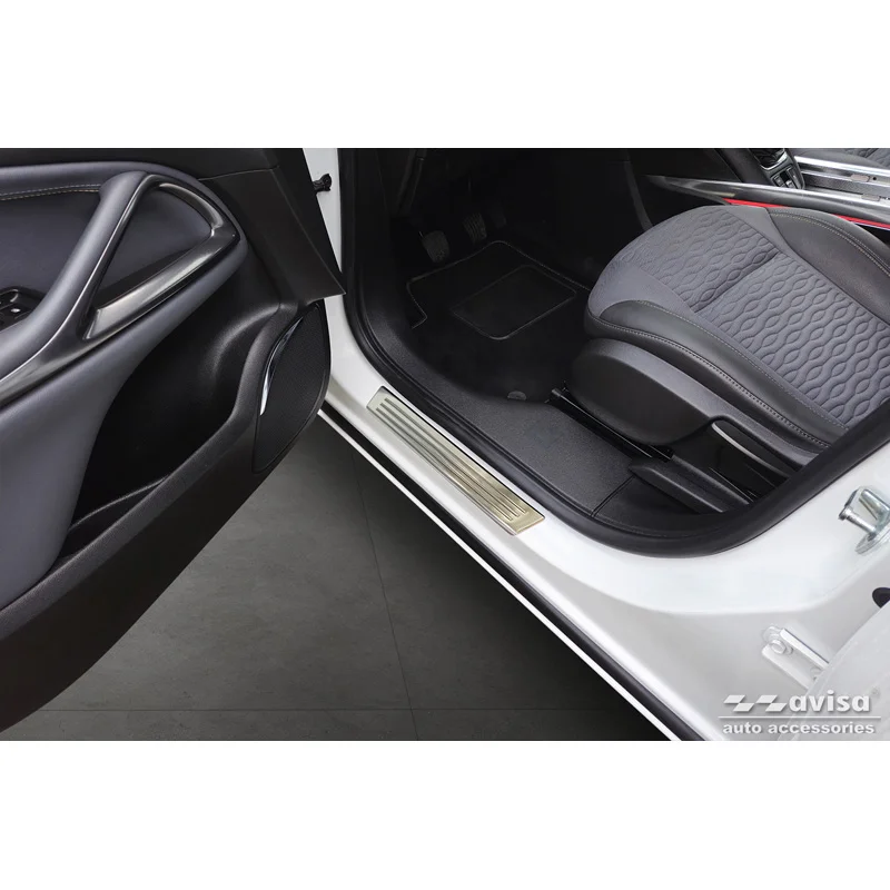 Avisa RVS Instaplijsten passend voor Opel Zafira (C) Tourer 2012-2016 & Facelift 2016-2019 'Lines' - 4-delig