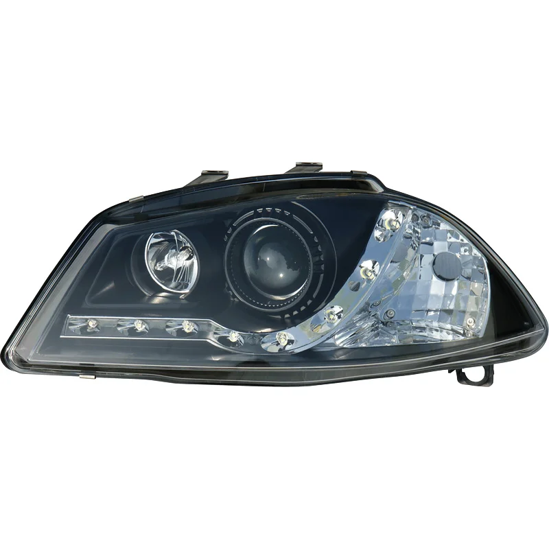 AutoStyle Set Koplampen in DRL-Look passend voor Seat Ibiza/Cordoba 6L 2002-2008 – Zwart