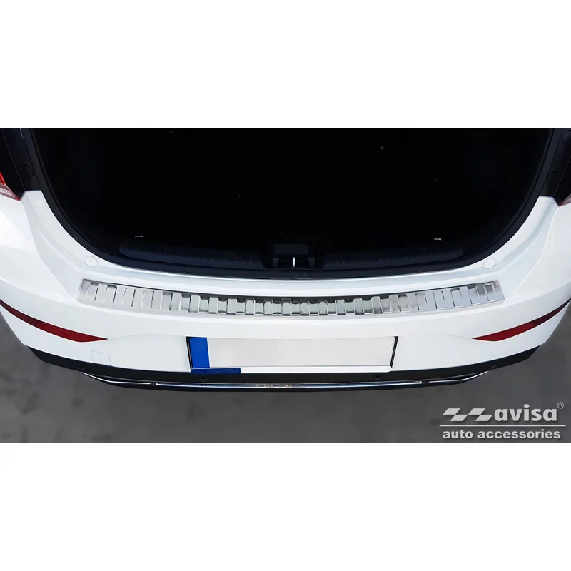 Avisa RVS Achterbumperprotector passend voor Hyundai I30 HB 5-deurs FL 2020- - Zilver