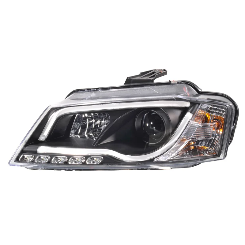 AutoStyle Set Koplampen incl. DRL ‘Light-Bar’ passend voor Audi A3 2008-2012 – Zwart