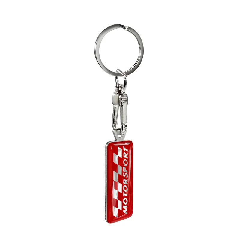 Avisa RVS sleutelhanger - 'Motorsport' Rood