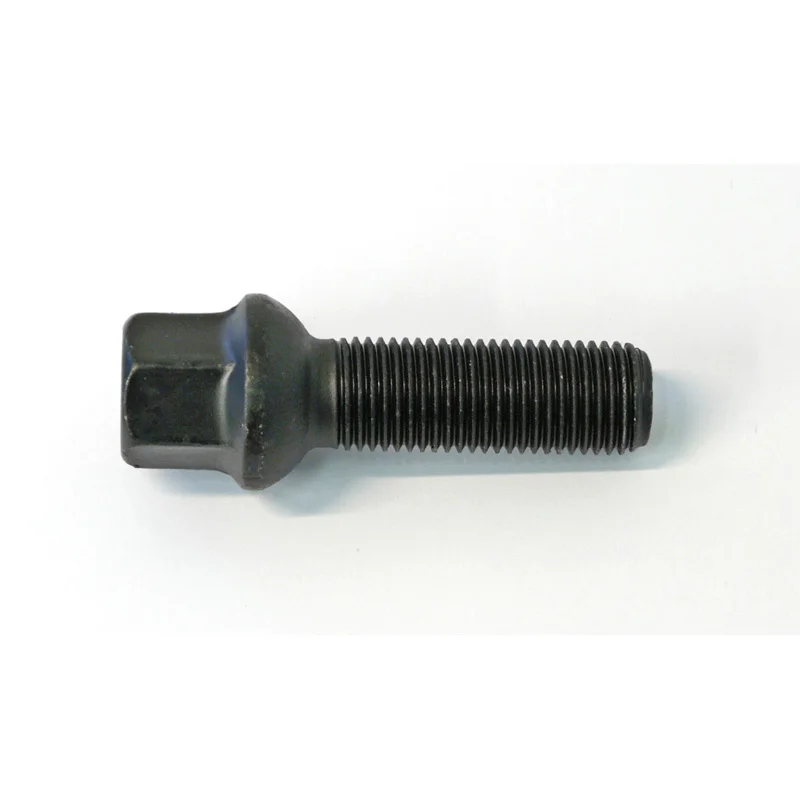 H&R Wielbout bolkonisch R13 M14x1.50 - Lengte 31mm - Zwart (bv. passend voor VAG)
