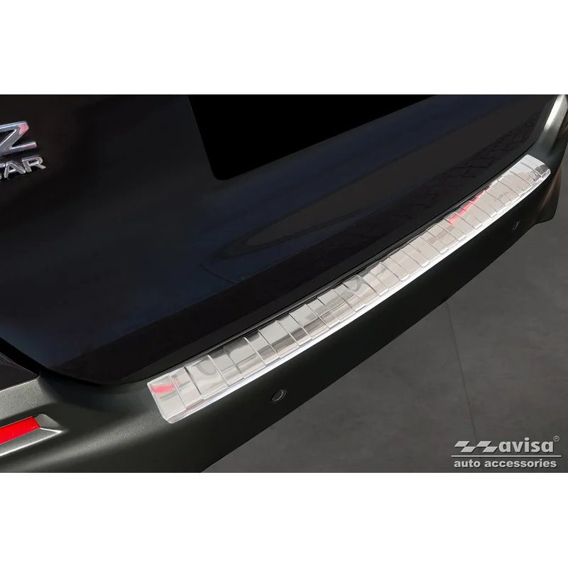 Avisa RVS Achterbumperprotector passend voor Honda Jazz Crosstar Hybrid 2020- - Zilver
