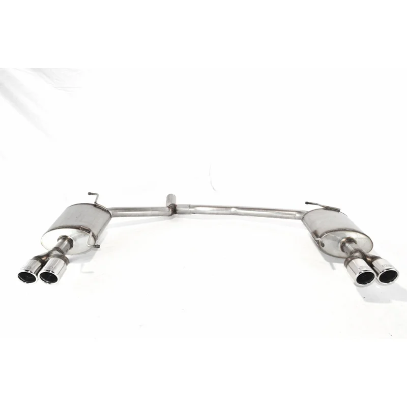 Ulter Sport Dubbele RVS Sportuitlaat passend voor Audi A4 8K Sedan/Avant 2.0TDI 100/105/125kW/1.8 TFSi 88/118kW 2008- 2x 70mm