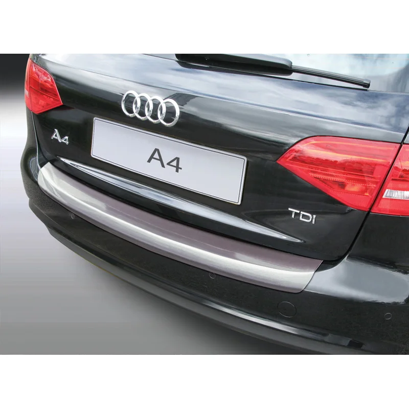 RGM ABS Achterbumper beschermlijst passend voor Audi A4 Avant 2012-2015 (excl. S4) Zilver
