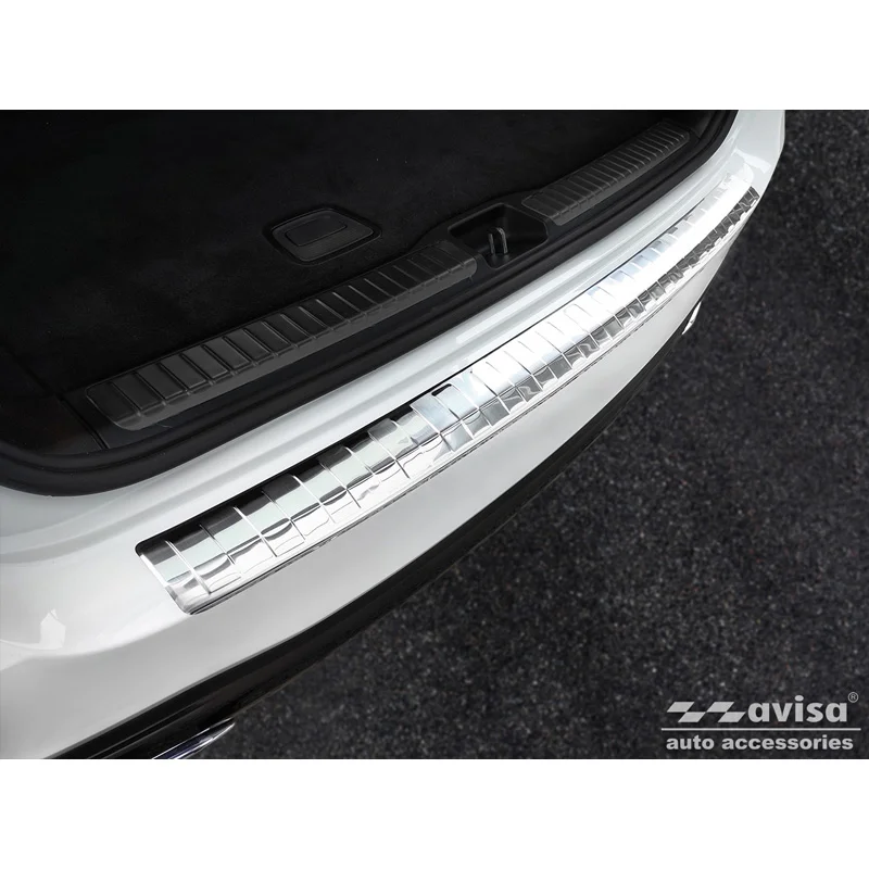 Avisa RVS Achterbumperprotector passend voor Mercedes GLS II (X167) 2019-2023 & FL 2023- - Zilver