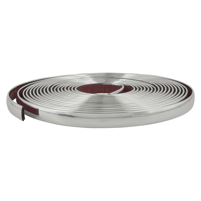 AutoStyle Universele zelfklevende chroomlijst - Breedte 16mm / Lengte 8 meter