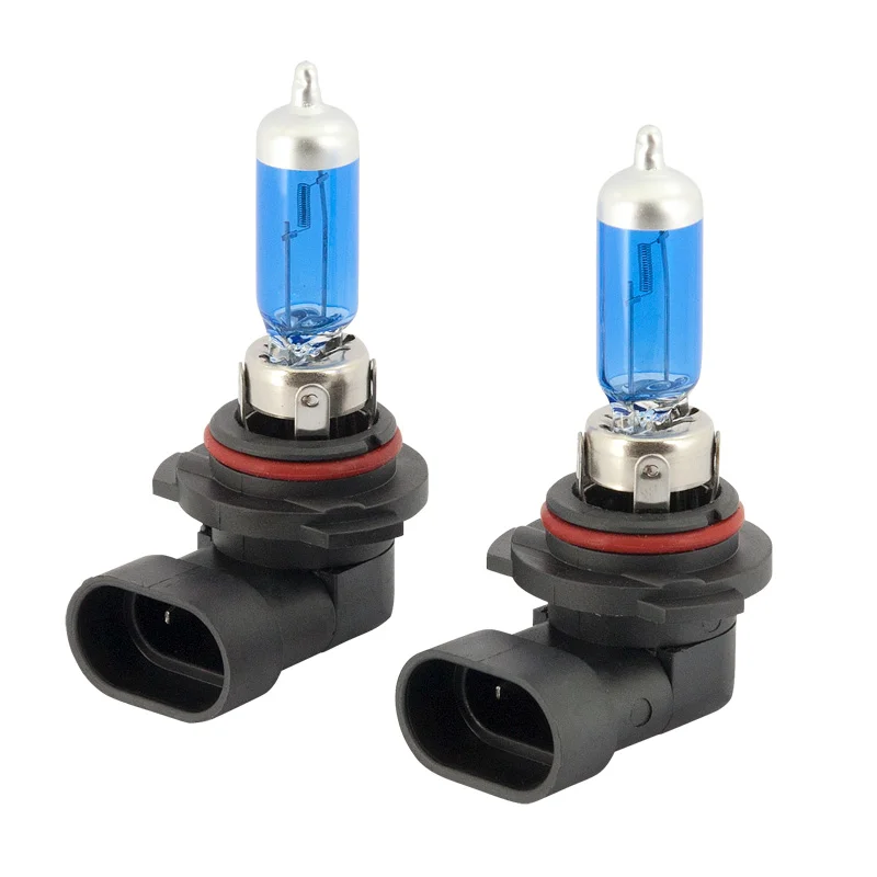 AutoStyle SuperWhite Blauw HB4 (9006) 55W/12V/4800K Halogeen Lampen, set à 2 stuks (E13)