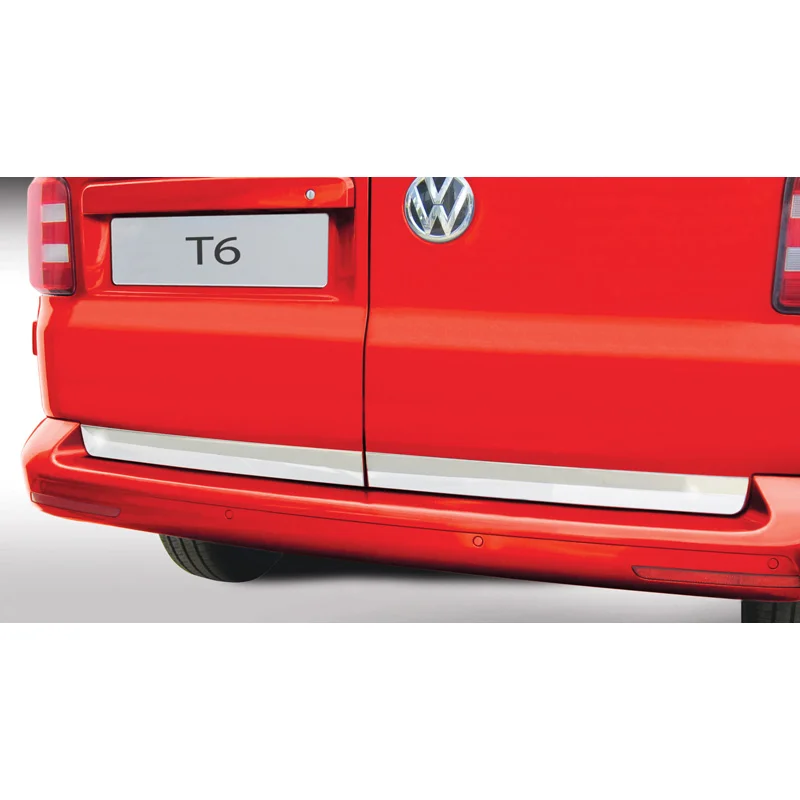 RGM RVS Kofferbaksierlijst passend voor Volkswagen Transporter T5 2003-2015 & T6 2015- (2 achterdeuren)