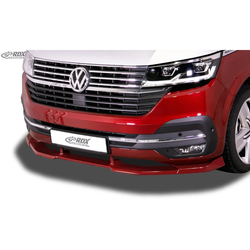 RDX Voorspoiler Vario-X passend voor Volkswagen Transporter T6 Facelift (T6.1) 2020- (gespoten & ongespoten bumper) (PU)