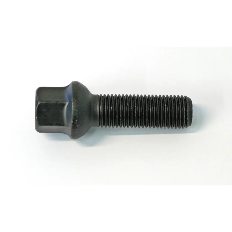 H&R Wielbout bolkonisch R13 M14x1.50 - Lengte 28mm - Zwart (bv. passend voor VAG)
