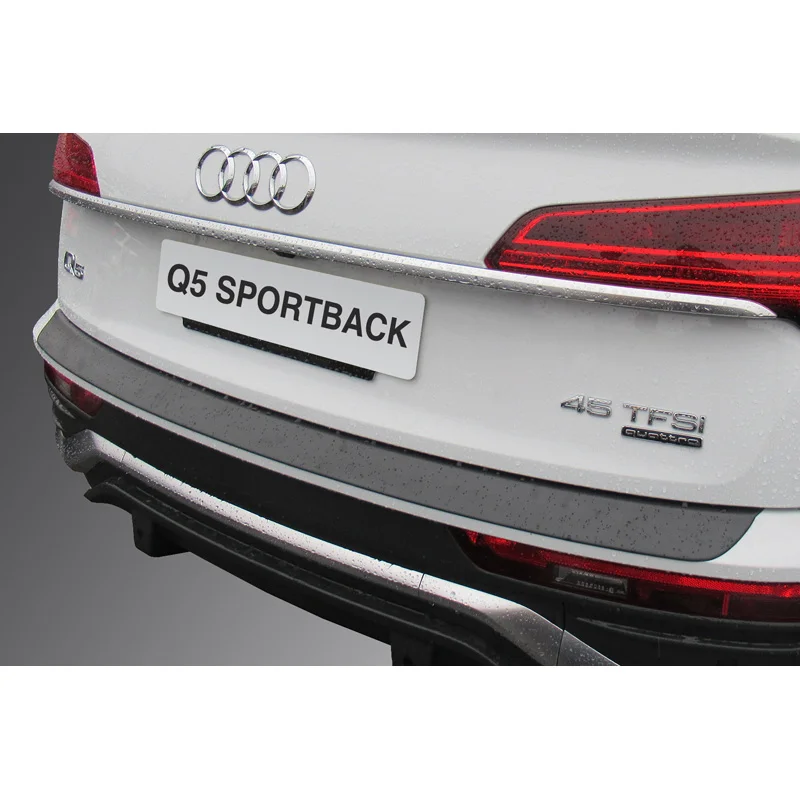 RGM ABS Achterbumper beschermlijst passend voor Audi Q5 Sportback 2020-2025 Zwart