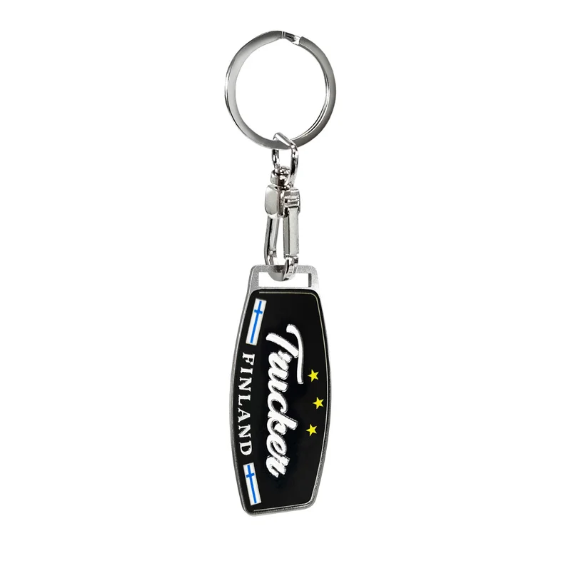 Avisa RVS sleutelhanger - Trucker/Finland