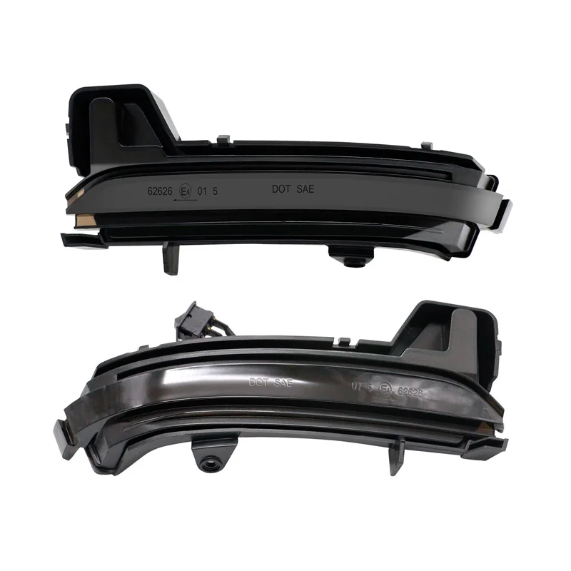 AutoStyle Set LED Zijspiegel-Knipperlichten passend voor Skoda Karoq 2017- & Kodiaq 2017- – Rookgrijs – incl. Dynamic Running Light