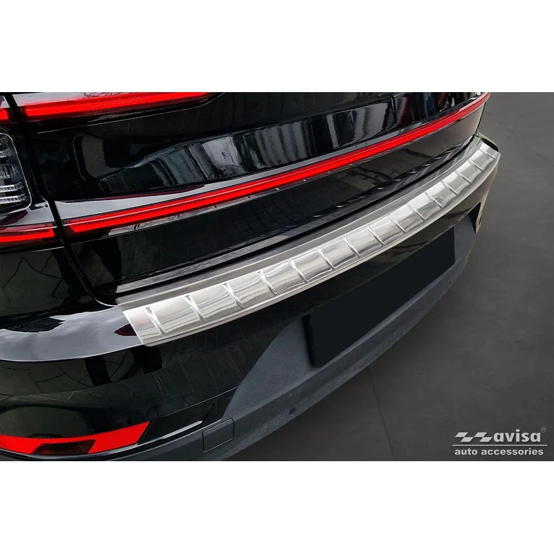 Avisa RVS Achterbumperprotector passend voor Polestar 2 2019-2023 & Facelift 2023- - Zilver