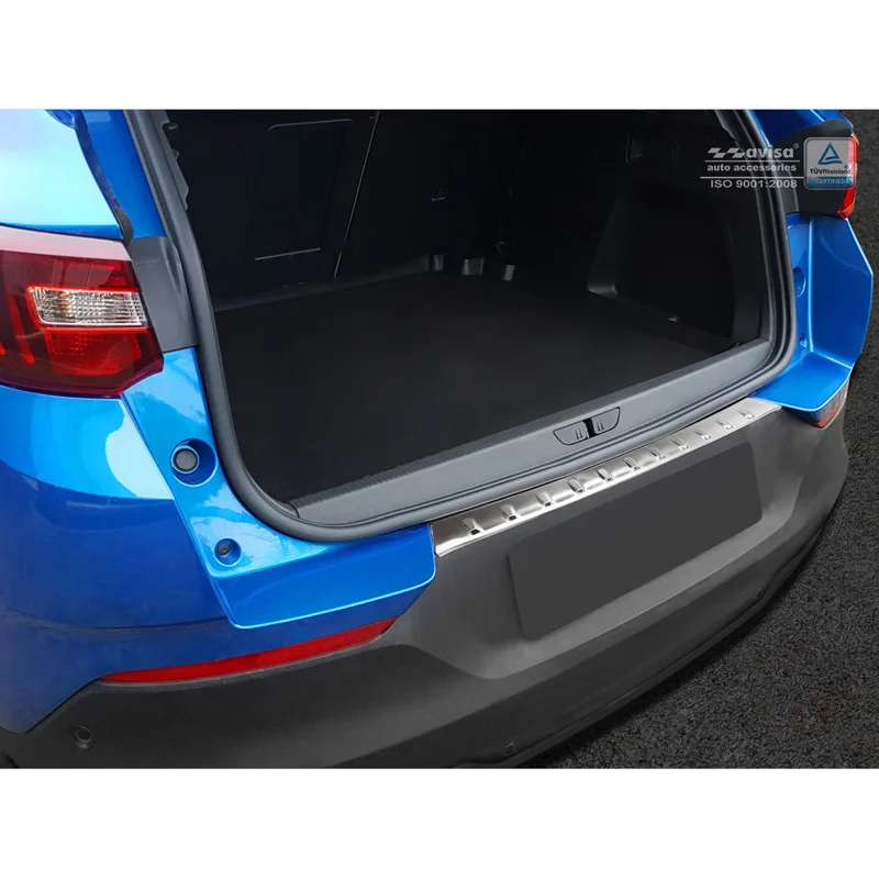 Avisa RVS Achterbumperprotector passend voor Opel Grandland X 2017-2021 - Zilver